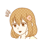ほのぼの一花ちゃんスタンプ。（個別スタンプ：40）