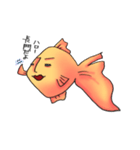 長門さんの金魚スタンプ（個別スタンプ：1）