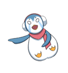 Kawaii penguin-Dong Dong（個別スタンプ：14）