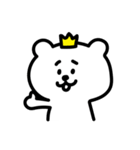 ゆるいクマ王子（個別スタンプ：1）