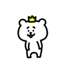 ゆるいクマ王子（個別スタンプ：6）