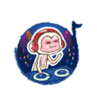 Little White Monkey - For Daily Life（個別スタンプ：14）