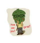Grandpa Artichoke who can speak French！（個別スタンプ：5）
