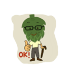 Grandpa Artichoke who can speak French！（個別スタンプ：9）