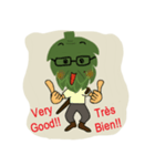 Grandpa Artichoke who can speak French！（個別スタンプ：10）