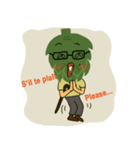 Grandpa Artichoke who can speak French！（個別スタンプ：13）