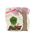 Grandpa Artichoke who can speak French！（個別スタンプ：17）