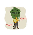 Grandpa Artichoke who can speak French！（個別スタンプ：24）