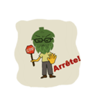 Grandpa Artichoke who can speak French！（個別スタンプ：29）