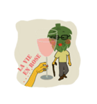 Grandpa Artichoke who can speak French！（個別スタンプ：31）