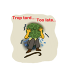 Grandpa Artichoke who can speak French！（個別スタンプ：33）