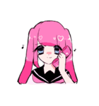 ♡. ゆめかわな女の子たち その2（個別スタンプ：4）