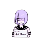 ♡. ゆめかわな女の子たち その2（個別スタンプ：7）