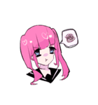 ♡. ゆめかわな女の子たち その2（個別スタンプ：10）