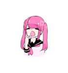 ♡. ゆめかわな女の子たち その2（個別スタンプ：11）