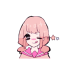 ♡. ゆめかわな女の子たち その2（個別スタンプ：26）