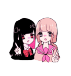♡. ゆめかわな女の子たち その2（個別スタンプ：34）