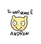 ぽくはアンドリュー。（個別スタンプ：4）