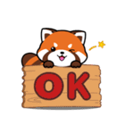 Kurimo: Red Panda (Lesser Panda)（個別スタンプ：7）