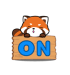 Kurimo: Red Panda (Lesser Panda)（個別スタンプ：8）