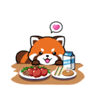 Kurimo: Red Panda (Lesser Panda)（個別スタンプ：19）