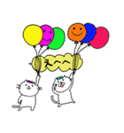 吹き出しにニャンコを添えて..（個別スタンプ：3）