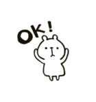 しろくまぁ。（個別スタンプ：33）