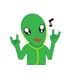 The Green Alien（個別スタンプ：5）