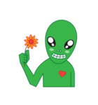 The Green Alien（個別スタンプ：6）