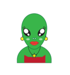 The Green Alien（個別スタンプ：18）