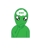 The Green Alien（個別スタンプ：24）