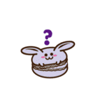 マカロンうさぎ（個別スタンプ：34）