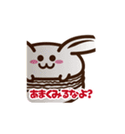 マカロンうさぎ（個別スタンプ：36）
