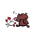 shiroitori＆MIU＆kani（個別スタンプ：5）