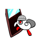 shiroitori＆MIU＆kani（個別スタンプ：34）