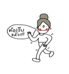 Pordee ; Working woman（個別スタンプ：13）