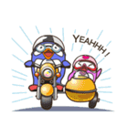 まめまめズ 仲良しぺんぎんズ！（個別スタンプ：3）