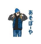 チューリップ人間さん（個別スタンプ：15）