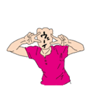 チューリップ人間さん（個別スタンプ：30）
