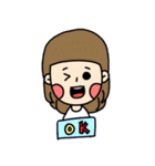 May girl（個別スタンプ：40）
