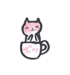 cup in にゃんこ（個別スタンプ：33）