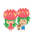 Lotus Couple（個別スタンプ：3）