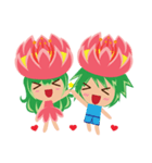 Lotus Couple（個別スタンプ：4）