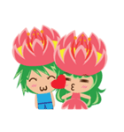 Lotus Couple（個別スタンプ：7）