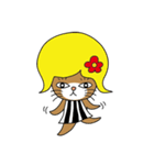 Sunny Kitty Wigs ！（個別スタンプ：6）