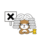Sunny Kitty Wigs ！（個別スタンプ：34）