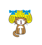 Sunny Kitty Wigs ！（個別スタンプ：35）