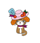 Sunny Kitty Wigs ！（個別スタンプ：36）