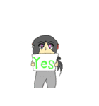 President Chain Store Girl（個別スタンプ：19）