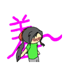 President Chain Store Girl（個別スタンプ：28）